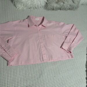 Good American Blush Pink Knit Pants